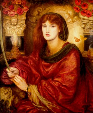 Dante Gabriel Rossetti, Lady Lilith 2, Painting on canvas