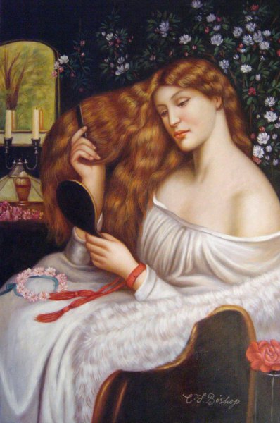 Lady Lilith. The painting by Dante Gabriel Rossetti