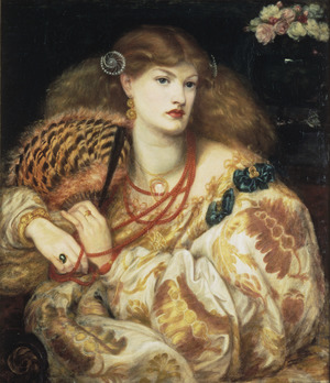Dante Gabriel Rossetti, Monna Vanna, Painting on canvas