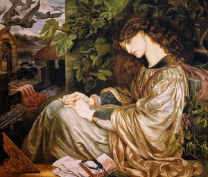 Dante Gabriel Rossetti, Pia de Tolomei , Painting on canvas