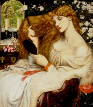 Dante Gabriel Rossetti, Portrait of Lady Lilith 1, Painting on canvas