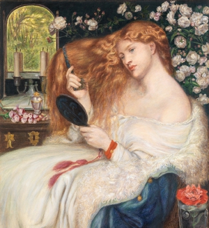 Dante Gabriel Rossetti, Portrait of Lady Lilith 3, Painting on canvas