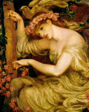 Dante Gabriel Rossetti, Sea-Spell, Painting on canvas
