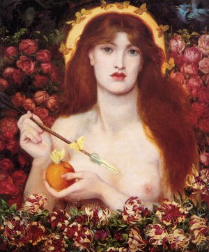 Dante Gabriel Rossetti, Venus Verticordia, Painting on canvas