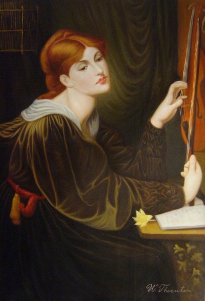 Veronica Veronese. The painting by Dante Gabriel Rossetti