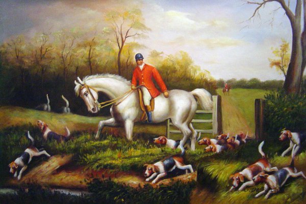 The Huntsman. The painting by David Dalby