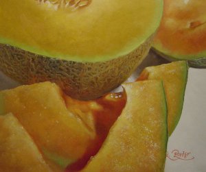 Our Originals, Delicious Cantaloupe, Painting on canvas
