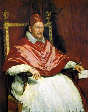 Diego Velazquez, Portrait of Pope Innocent X, Art Reproduction
