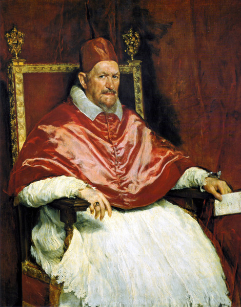 Portrait of Pope Innocent X. The painting by Diego Velazquez