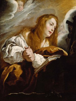 Reproduction oil paintings - Domenico Fetti - Saint Mary Magdalen Penitent