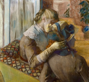 Reproduction oil paintings - Edgar Degas - At the Milliner's