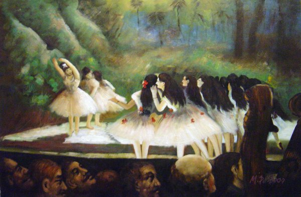 Ballet Of The Paris Opera. The painting by Edgar Degas