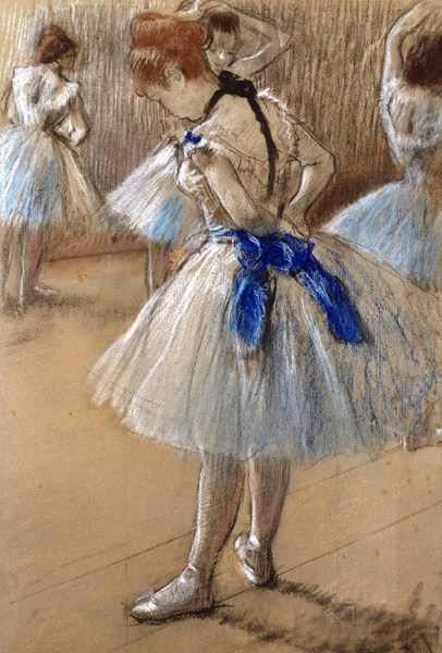 Dancer. The painting by Edgar Degas