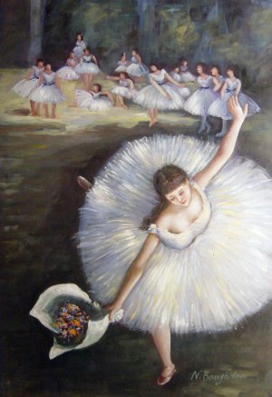 Famous paintings of Dancers: Dancer With A Bouquet