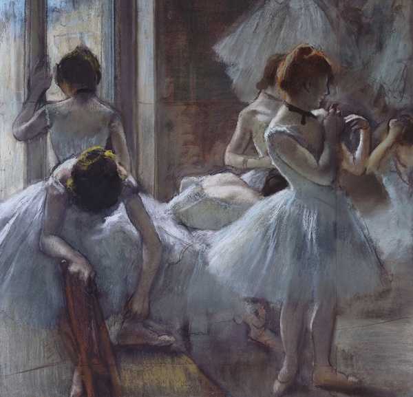 Dancers, 1884-85. The painting by Edgar Degas