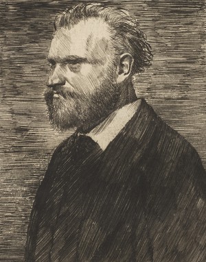 Famous paintings of Men: Edouard Manet, Bust-Length Portrait