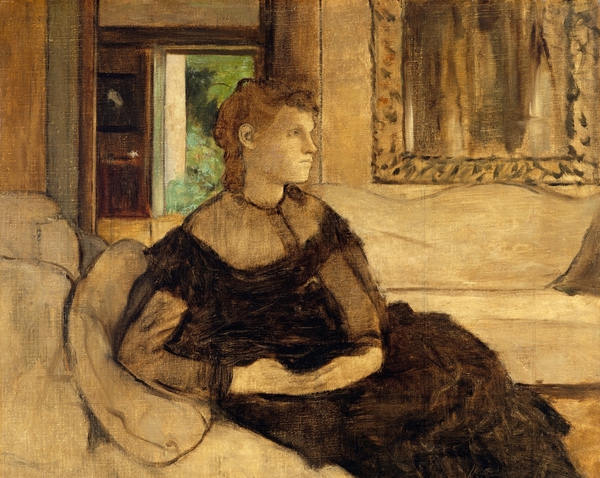 Madame Theodore Gobillard. The painting by Edgar Degas