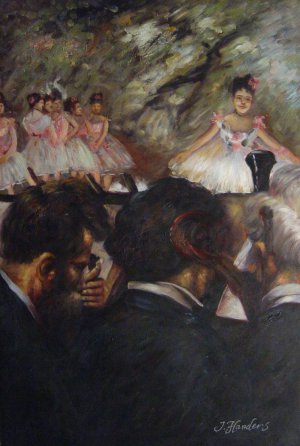 Edgar Degas, Musicians In The Orchestra, Painting on canvas