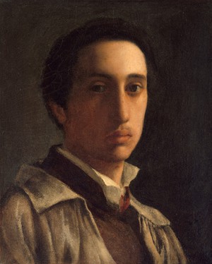 Edgar Degas, Self-Portrait, Edgar Degas, Painting on canvas