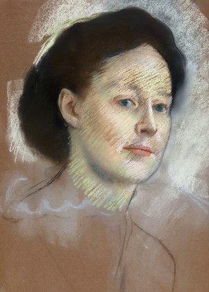 Edgar Degas, The Artist's Cousin, Probably Mrs. William Bell, Painting on canvas