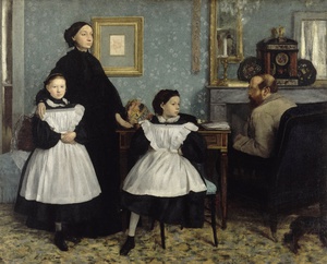 Famous paintings of House Scenes: The Bellelli Family