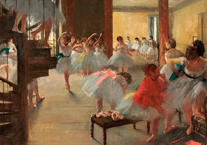 Famous paintings of Dancers: The Dance Class