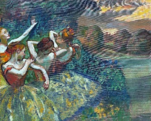 Edgar Degas, The Four Dancers, Art Reproduction