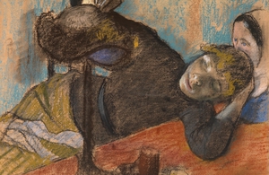 Edgar Degas, The Milliner, Painting on canvas