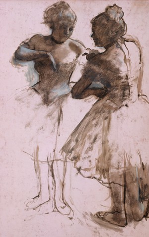 Edgar Degas, Two Dancers, 1873, Painting on canvas
