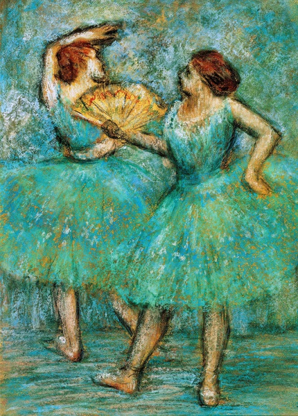 Two Dancers, 1905. The painting by Edgar Degas