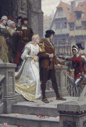Edmund Blair Leighton, A Call to Arms, Painting on canvas