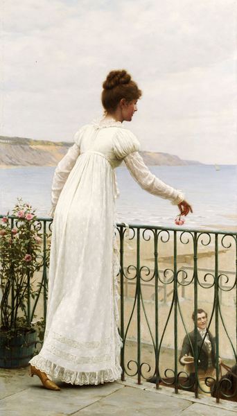 Favour. The painting by Edmund Blair Leighton