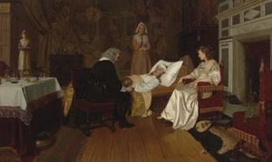 Edmund Blair Leighton, Witness my Act and Seal, Painting on canvas