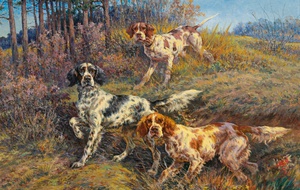 Reproduction oil paintings - Edmund Henry Osthaus - Three Pointers