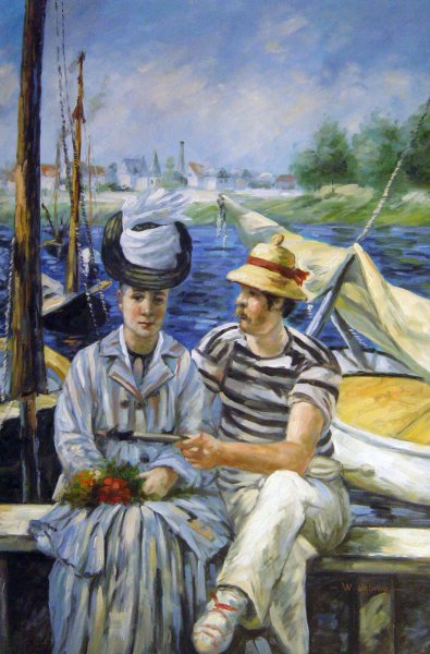 Argenteuil. The painting by Edouard Manet