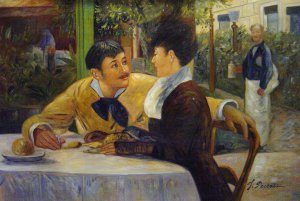 Edouard Manet, Chez Le Pere Lathuile, Painting on canvas