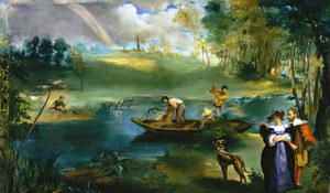 Edouard Manet, Fishing, Painting on canvas