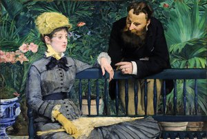 Edouard Manet, In the Conservatory, Painting on canvas