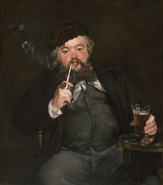 Le Bon Bock. The painting by Edouard Manet