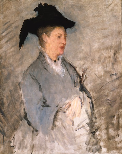 Madame Edouard Manet (Suzanne Leenhoff, 1830–1906). The painting by Edouard Manet