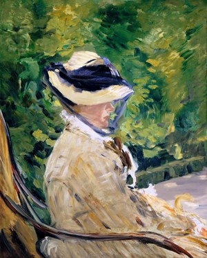 Edouard Manet, Madame Manet (Suzanne Leenhoff, 1830–1906) at Bellevue, Painting on canvas