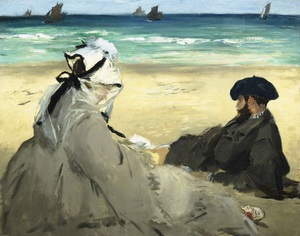 Edouard Manet, On the Beach, Painting on canvas