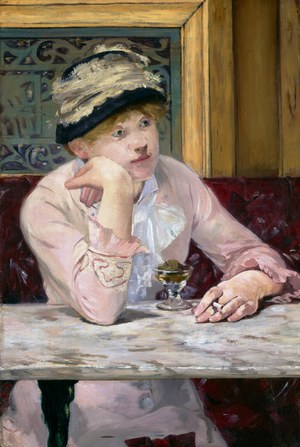 Edouard Manet, Plum Brandy, Painting on canvas