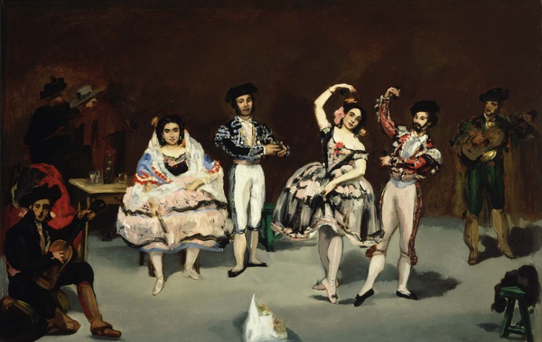 Spanish Ballet. The painting by Edouard Manet
