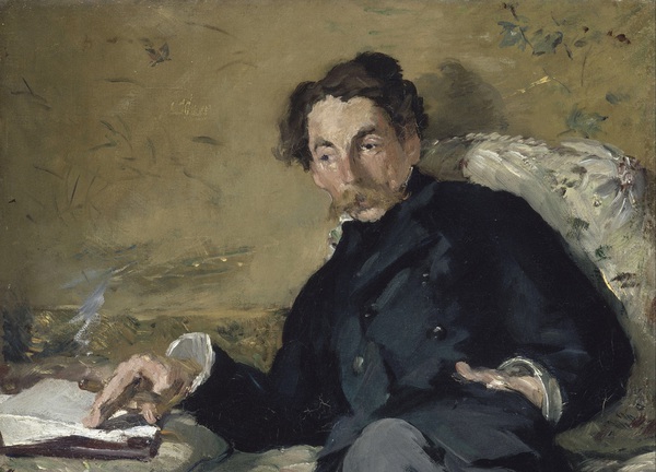 Stephane Mallarme. The painting by Edouard Manet