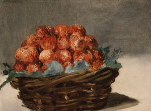 Edouard Manet, Strawberries, Painting on canvas