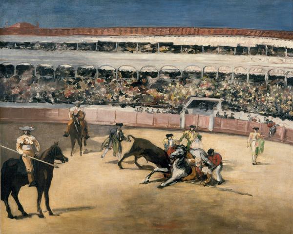 The Bullfight. The painting by Edouard Manet