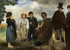 Edouard Manet, The Old Musician, Painting on canvas