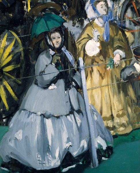 Women at the Races. The painting by Edouard Manet