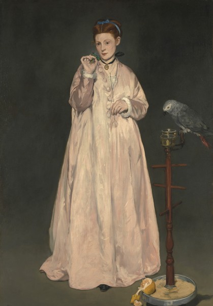 Young Lady in 1866. The painting by Edouard Manet
